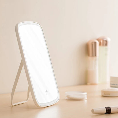 Portable LED Touch-Screen Makeup Mirror