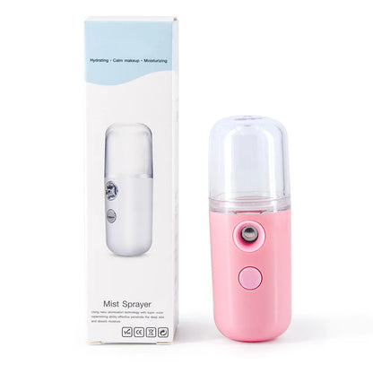 USB Facial Mist Sprayer Rechargeable Humidifier