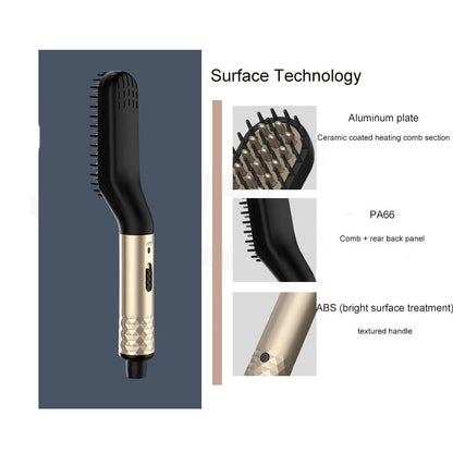 Electric Hot Comb Straightener Negative Ion Brush