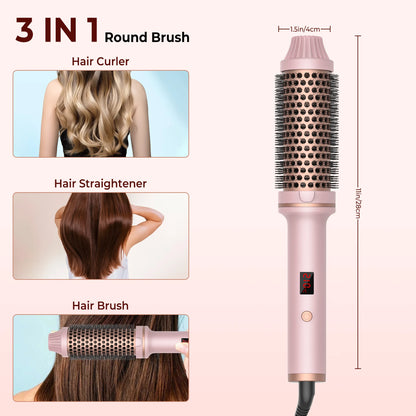 Ceramic Heated Curling Brush