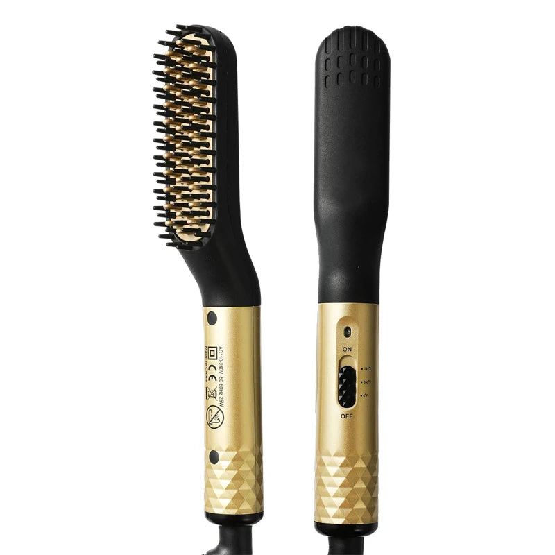 Electric Hot Comb Straightener Negative Ion Brush