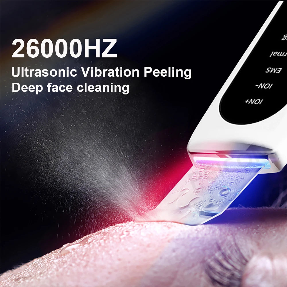 Ultrasonic Skin Scrubber Deep Cleansing Blackhead Remove