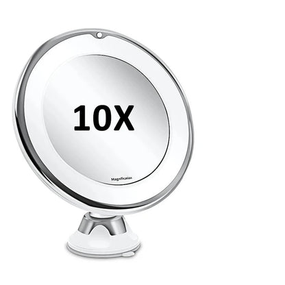 Portable 10x Magnifying Vanity Mirror