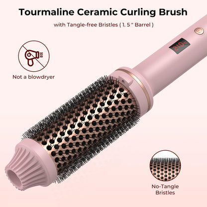 Ceramic Heated Curling Brush