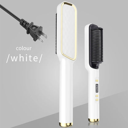 Electric Hot Comb Hair Straightener  Brush