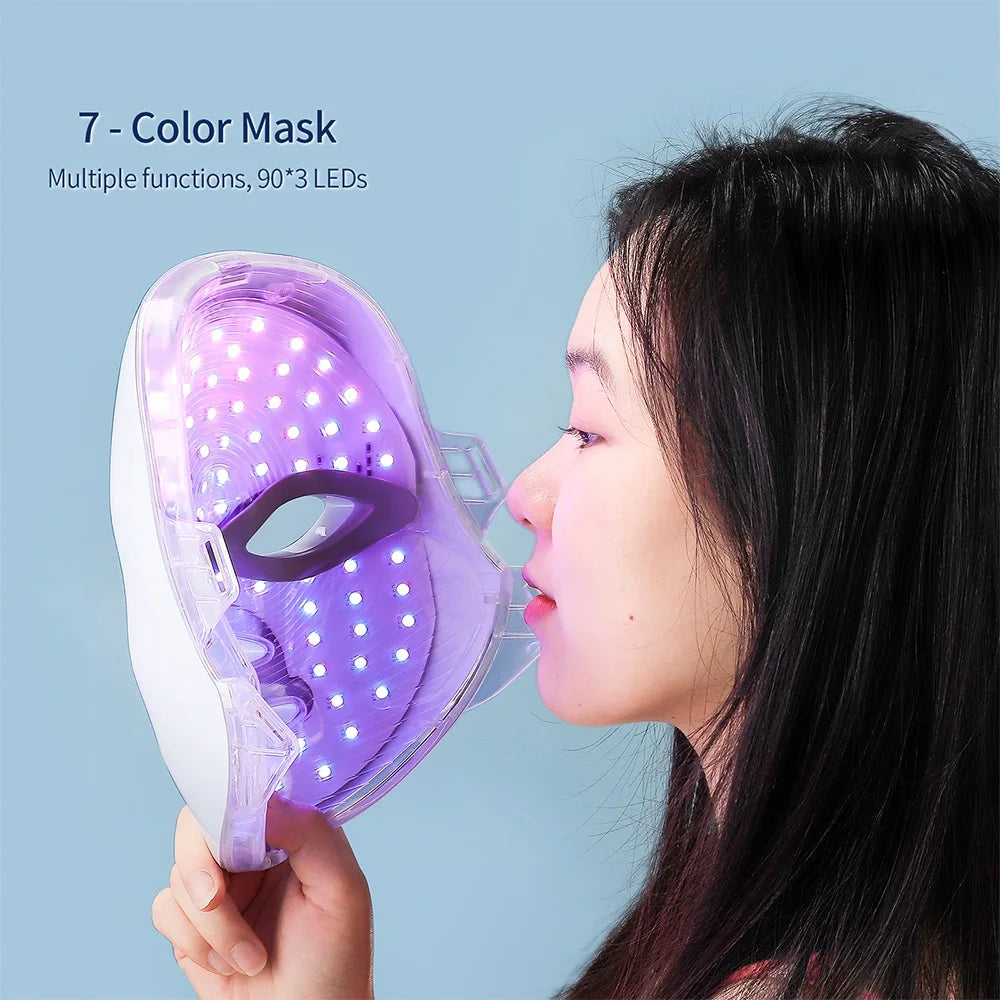 LED Facial Neck Beauty Massager Device